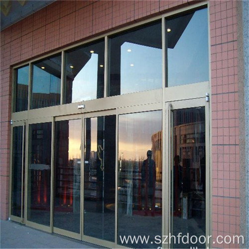 Store glass induction door